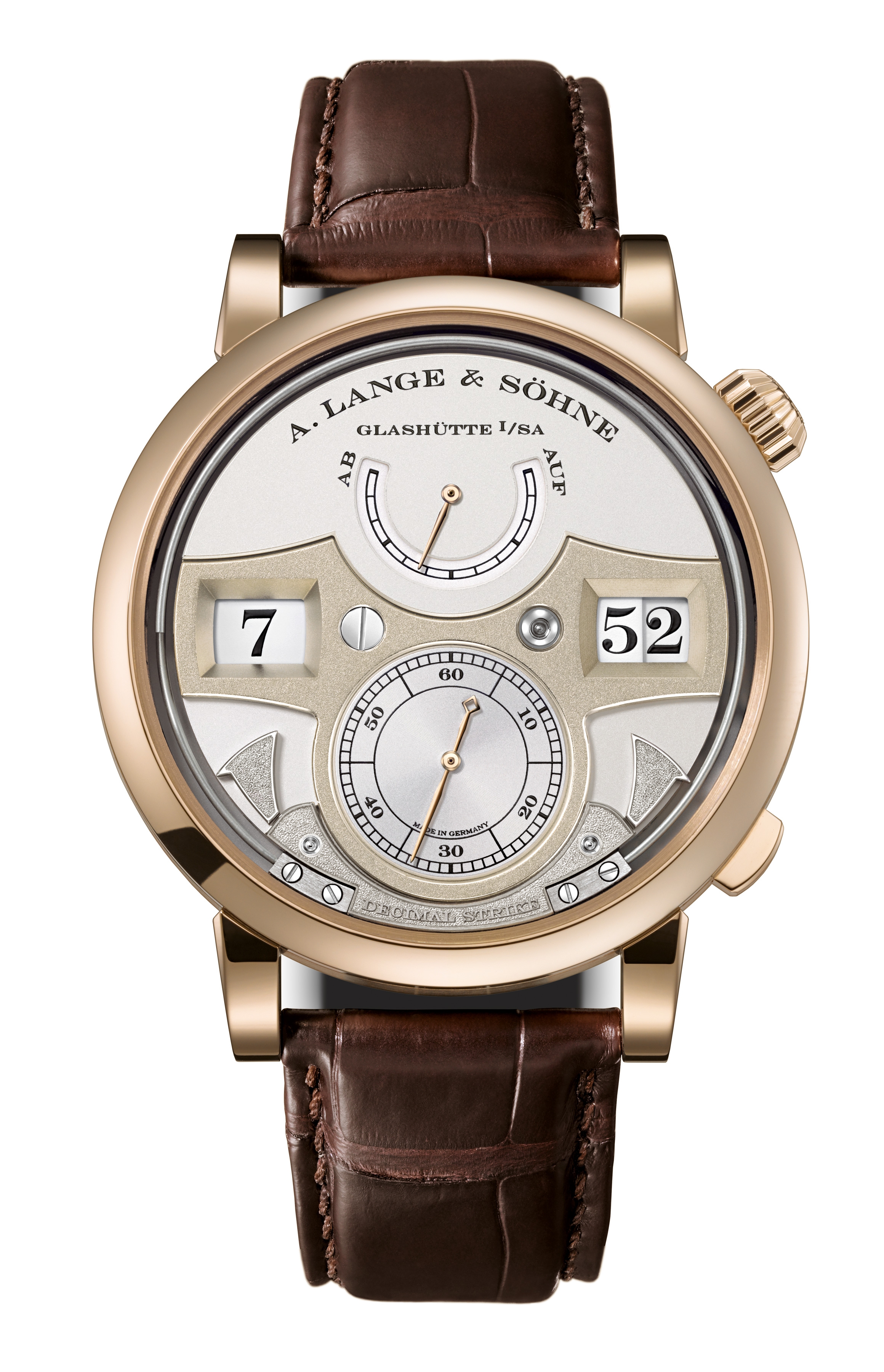 A. Lange & Söhne 143.050 : Zeitwerk Decimal Strike Honey Gold / Silver