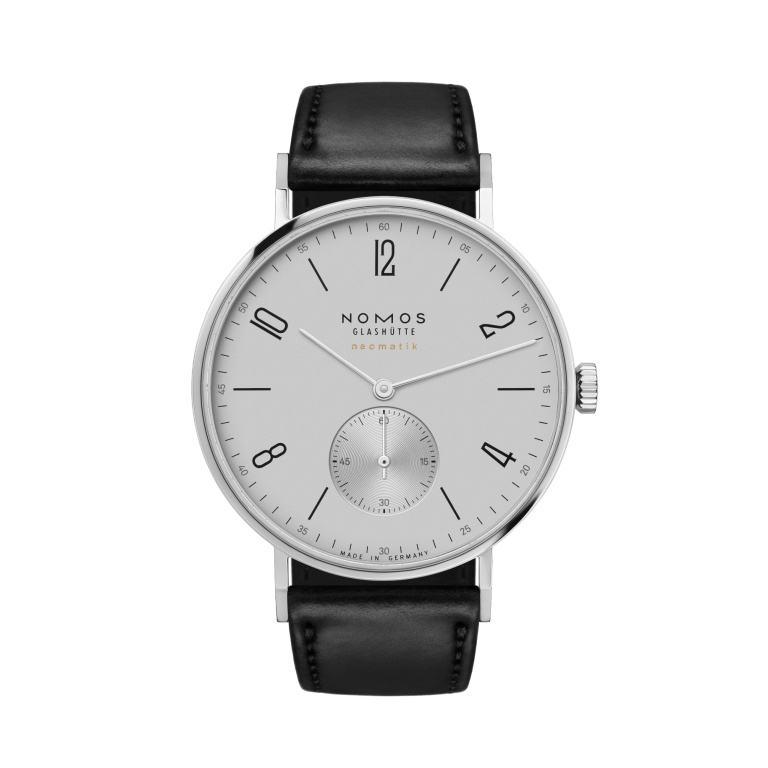 Nomos Glashütte 144 : Tangente Neomatik 39 Platinum Gray / Open