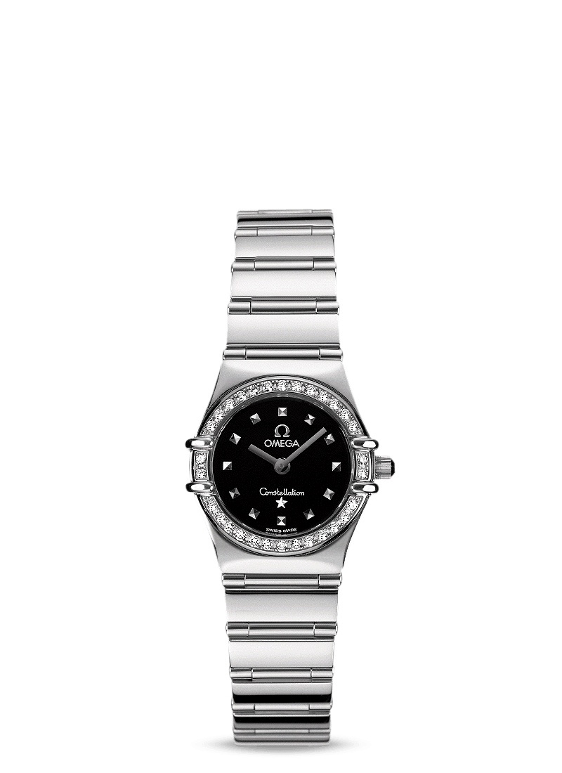 Omega 1465.51.00 : Constellation Quartz 25.5 My Choice Stainless Steel / Diamond / Black