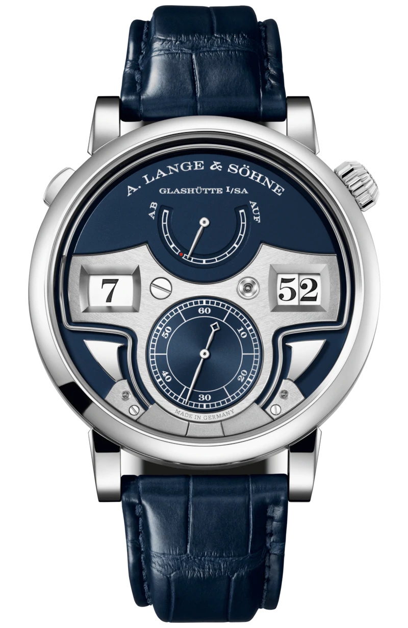 A. Lange & Söhne 147.028 : Zeitwerk Minute Repeater White Gold / Blue