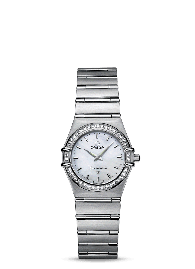 Omega 1476.71.00 : Constellation Quartz 25.5 '95 Stainless Steel / Diamond / MOP