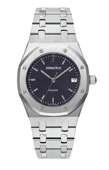 Audemars Piguet 14790ST.OO.0789ST.09 : Royal Oak 14790 Date Stainless Steel / Black
