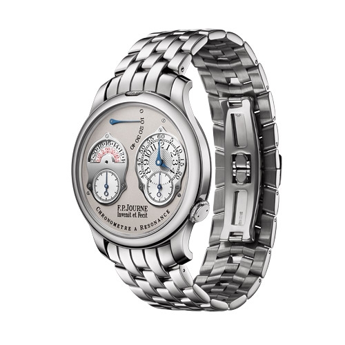 FP Journe 1499.3 CAR 40 PT GR BR : Souveraine Chronomètre à Résonance 40 Platinum / Grey / Bracelet