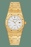 Audemars Piguet 15000BA.OO.0789BA.08 : Royal Oak 15000 Date Yellow Gold / White