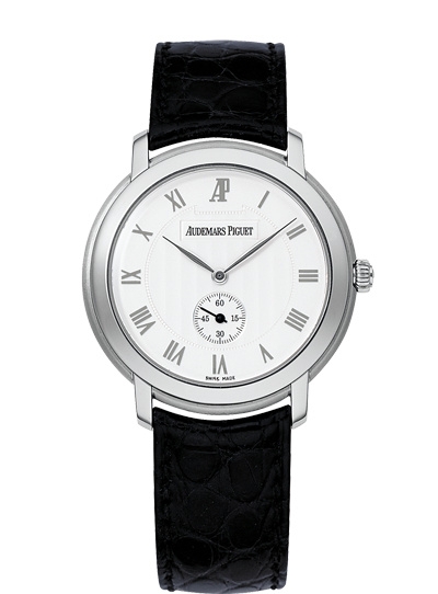 Audemars Piguet 15056BC.OO.A001CR.02 : Jules Audemars Small Seconds White Gold / Silver