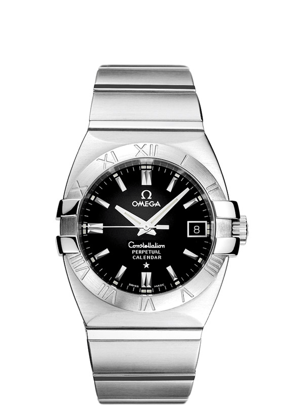 Omega 1511.51.00 : Constellation Quartz 35 Perpetual Calendar Stainless Steel / Black