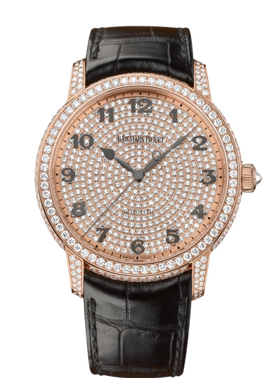 Audemars Piguet 15159OR.ZZ.D002CR.01 : Jules Audemars Selfwinding Pink Gold / Diamond