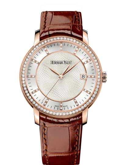 Audemars Piguet 15171OR.ZZ.A809CR.01 : Jules Audemars Selfwinding Pink Gold / Diamond / Silver