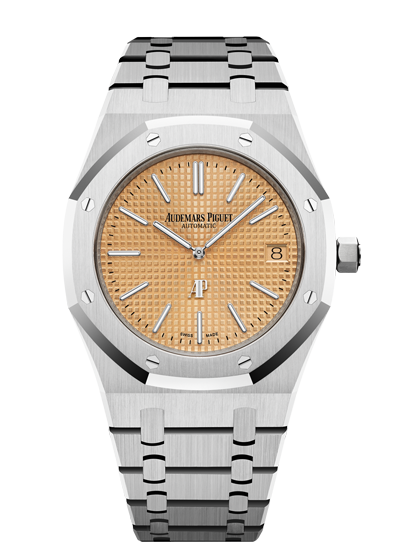 Audemars Piguet 15202BC.OO.1240BC.01 : Royal Oak Extra-Thin White Gold / Pink