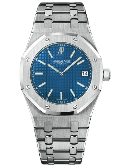 Audemars Piguet 15202ST.OO.0944ST.03 : Royal Oak Extra-Thin Stainless Steel / Blue
