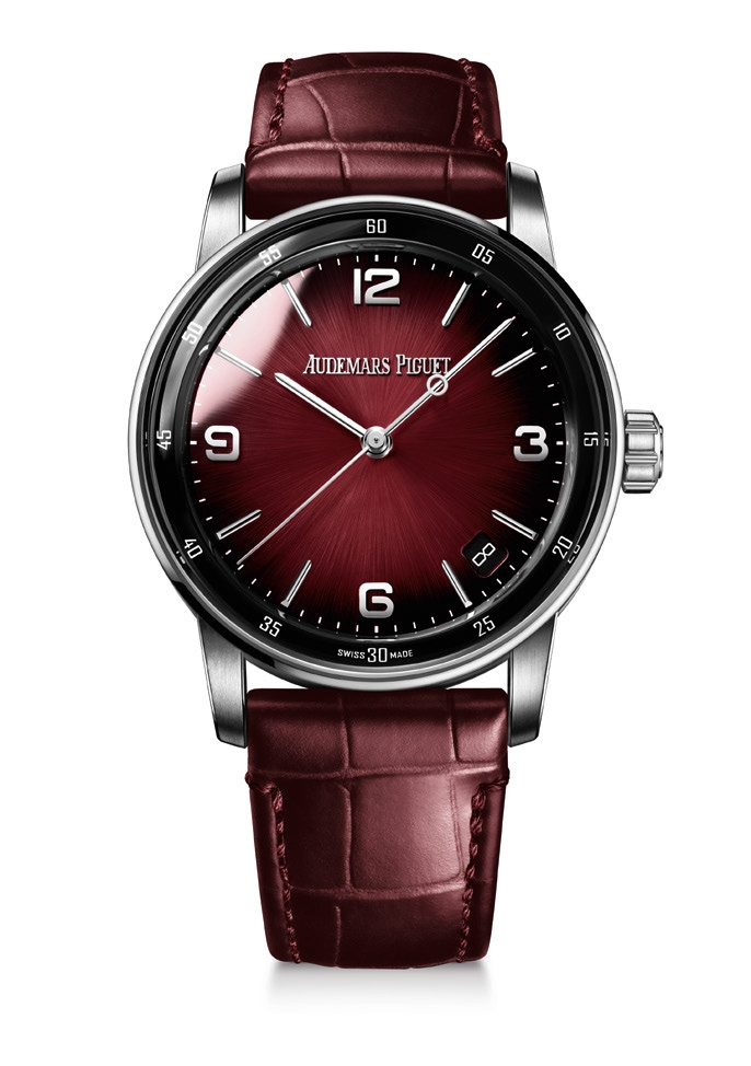 Audemars Piguet 15210BC.OO.A068CR.01 : CODE 11.59 Automatic White Gold / Burgundy