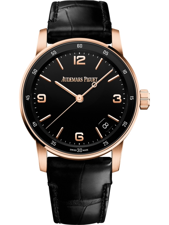 Audemars Piguet 15210OR.OO.A002CR.01 : CODE 11.59 Automatic Pink Gold / Black