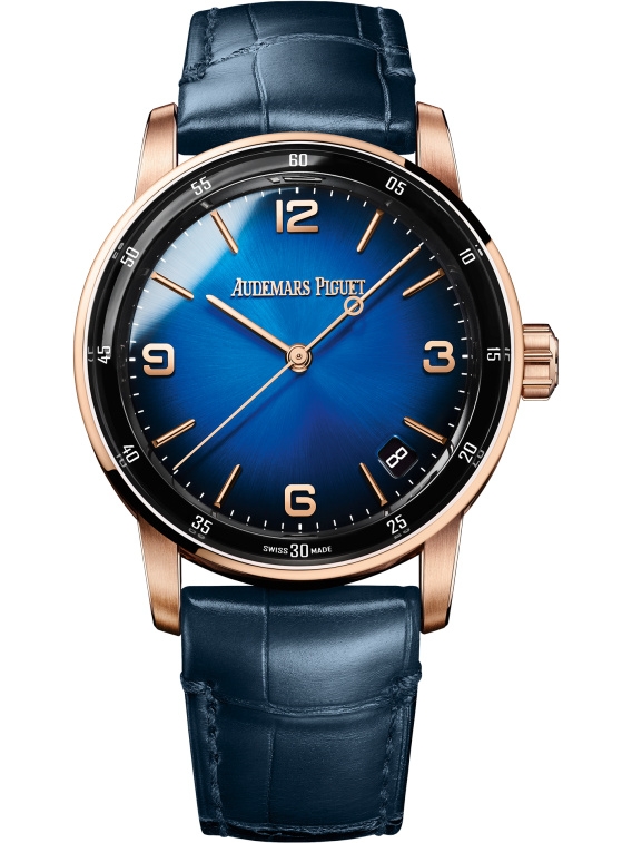 Audemars Piguet 15210OR.OO.A028CR.01 : CODE 11.59 Automatic Pink Gold / Blue Gradient