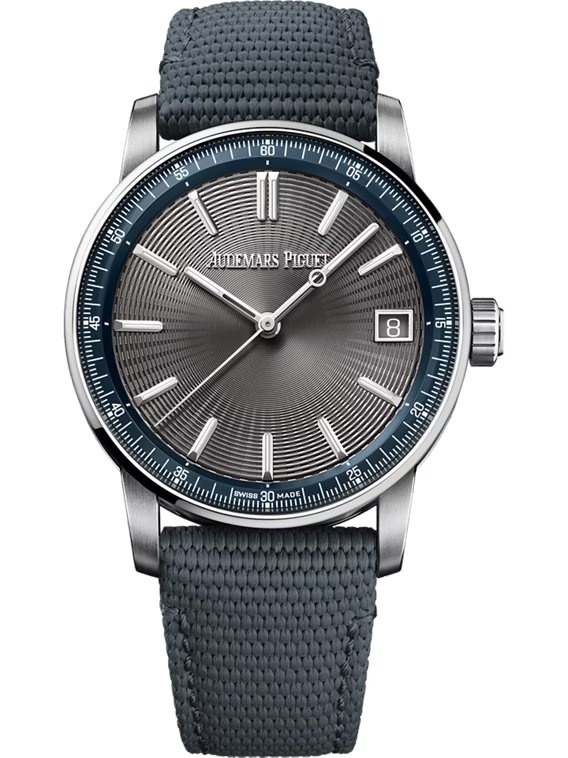Audemars Piguet 15210ST.OO.A009KB.01 : CODE 11.59 Automatic Stainless Steel / Grey / Fabric