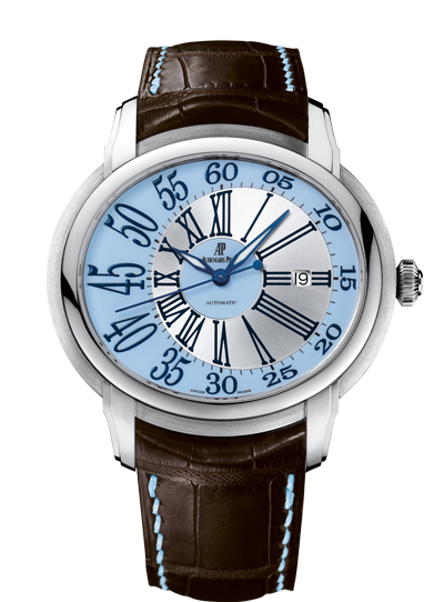 Audemars Piguet 15320BC.OO.D093CR.01 : Millenary Self-Winding White Gold / Blue