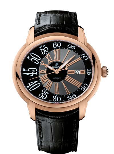 Audemars Piguet 15320OR.OO.D002CR.01 : Millenary Self-Winding Pink Gold / Black