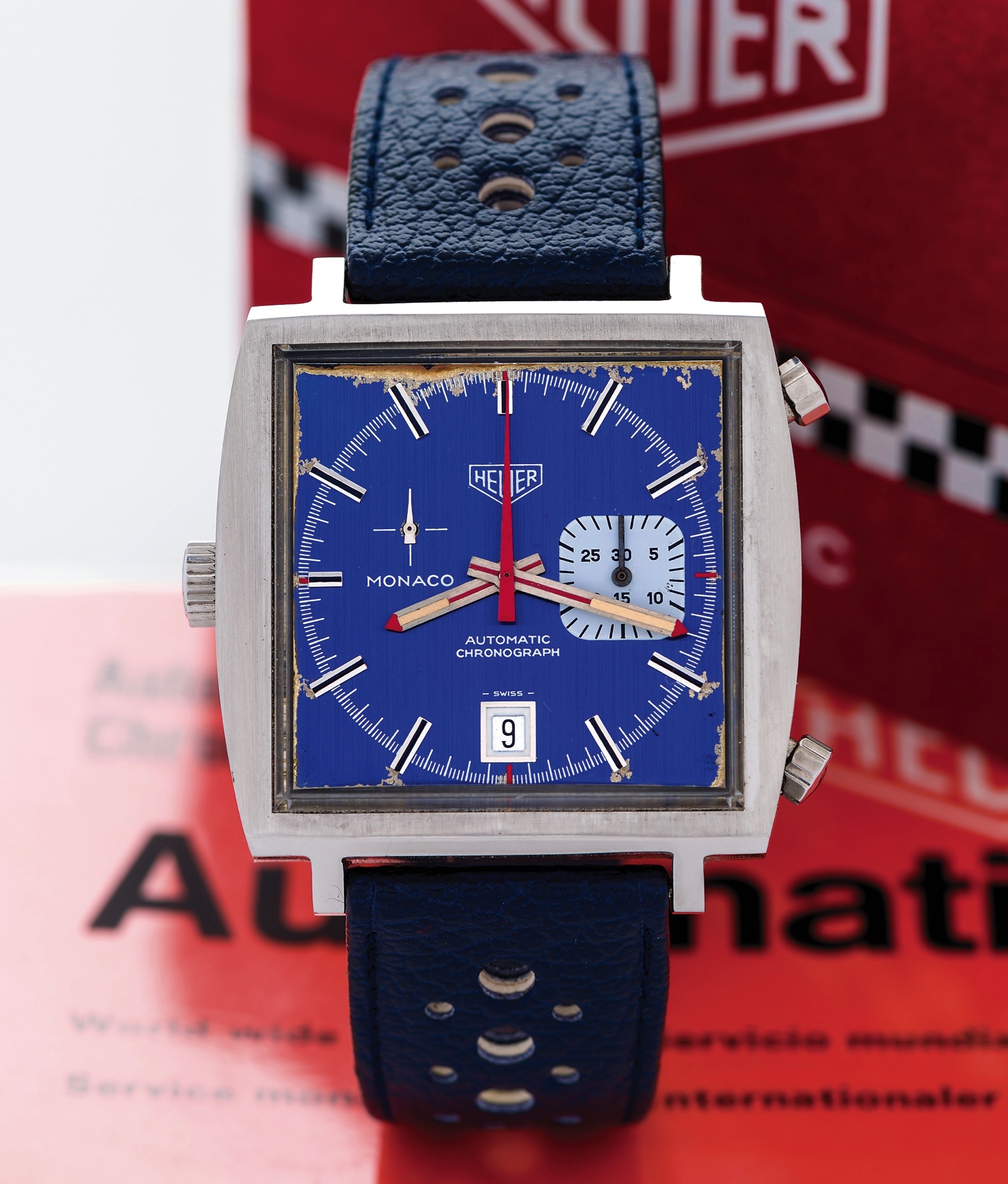 TAG Heuer 1533B : Monaco Calibre 15 Blue