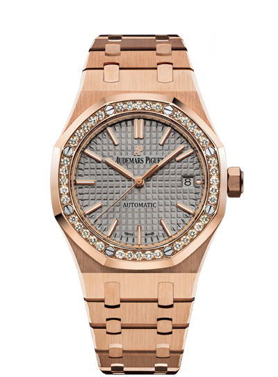 Audemars Piguet 15451OR.ZZ.1256OR.02 : Royal Oak 15451 Selfwinding Pink Gold / Grey