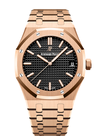 Audemars Piguet 15500OR.OO.1220OR.01 : Royal Oak 15500 Pink Gold / Black