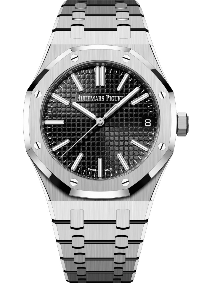 Audemars Piguet 15510ST.OO.1320ST.07 : Royal Oak Selfwinding 41 Stainless Steel / Black