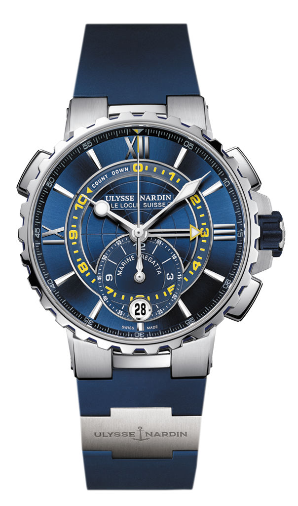 Ulysse Nardin 1553-155-3/43 : Marine Regatta Stainless Steel / Blue / Rubber