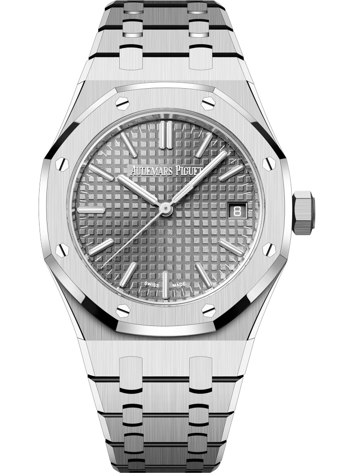 Audemars Piguet 15550ST.OO.1356ST.03 : Royal Oak Selfwinding 37 Stainless Steel / Grey / 50th Anniversary