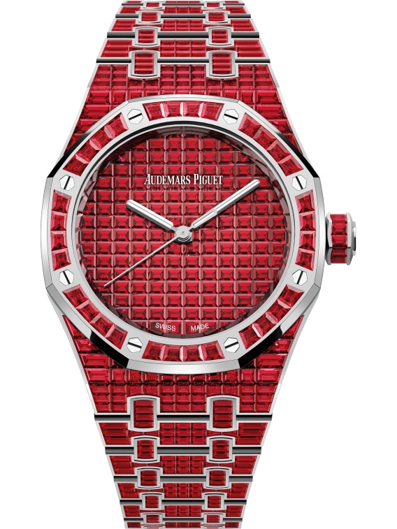 Audemars Piguet 15554BC.RR.1274BC.01 : Royal Oak Self-Winding 37 Ruby / 50th Anniversary
