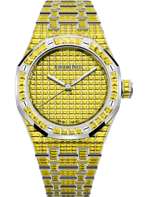 Audemars Piguet 15554BC.RY.1274BC.01 : Royal Oak Self-Winding 37 Yellow Chrysoberyl / 50th Anniversary