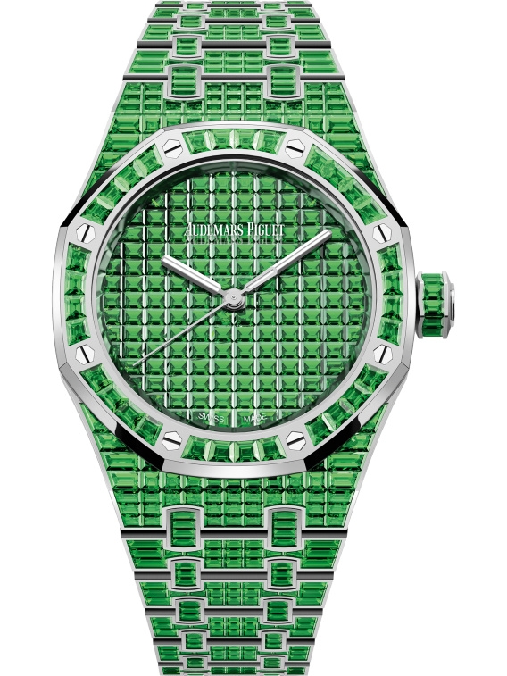 Audemars Piguet 15554BC.TV.1274BC.01 : Royal Oak Self-Winding 37 Tsavorite/ 50th Anniversary