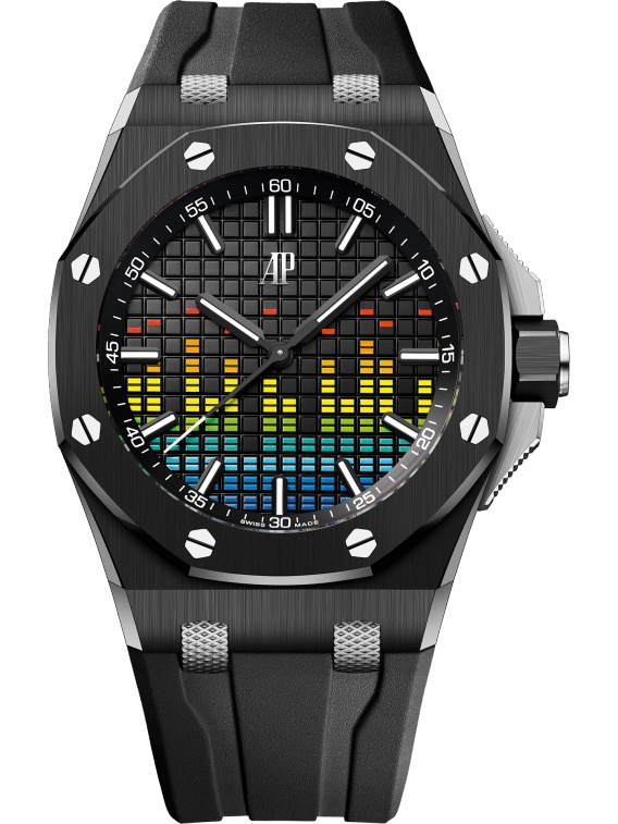 Audemars Piguet 15600CE.OO.A002CA.01 : Royal Oak Offshore Selfwinding Music Edition Ceramic / Black