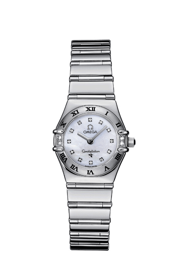Omega 1566.76.00 : Constellation Quartz 22.5 My Choice Stainless Steel / Diamond / MOP