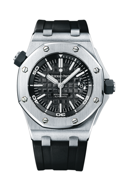 Audemars Piguet 15703ST.OO.A002CA.01 : Royal Oak Offshore Diver Stainless Steel / Black