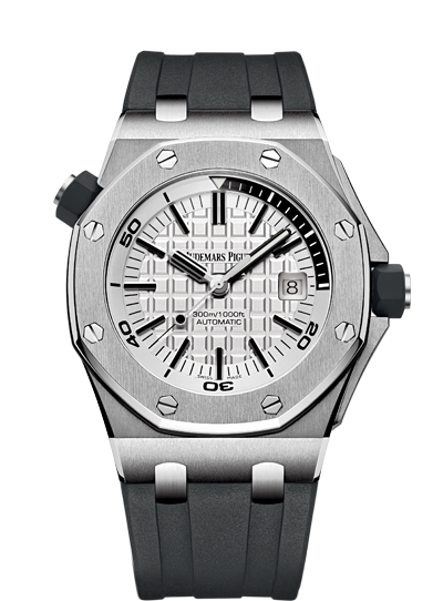 Audemars Piguet 15710ST.OO.A002CA.02 : Royal Oak Offshore Diver Stainless Steel / Silver