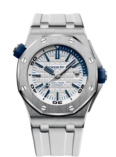 Audemars Piguet 15710ST.OO.A010CA.01 : Royal Oak Offshore Diver Stainless Steel / White