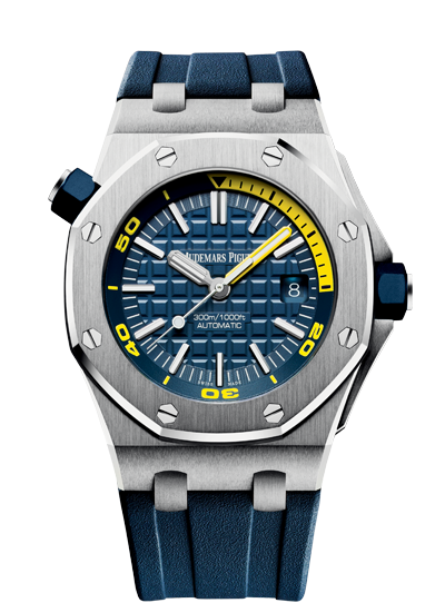 Audemars Piguet 15710ST.OO.A027CA.01 : Royal Oak Offshore Diver Stainless Steel / Blue