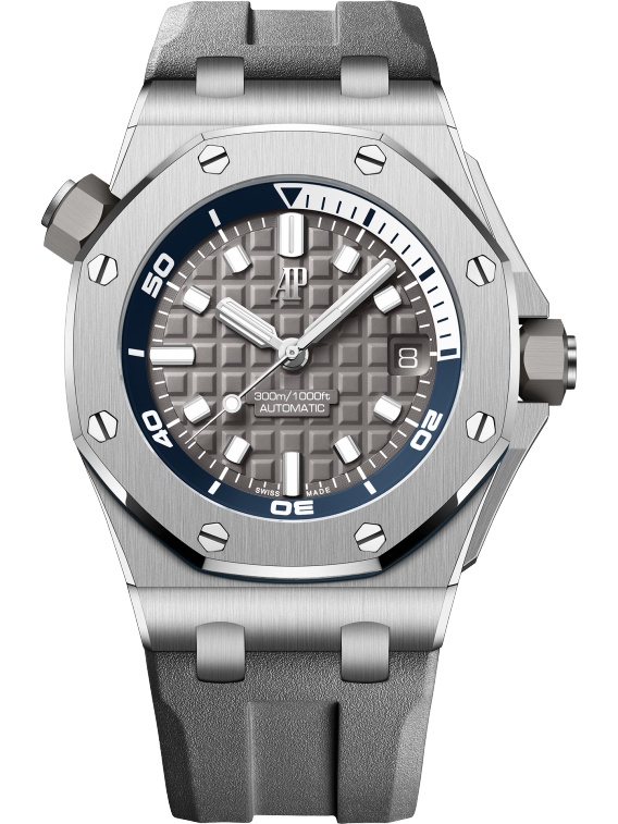 Audemars Piguet 15720ST.OO.A009CA.01 : Royal Oak Offshore Diver Stainless Steel / Grey