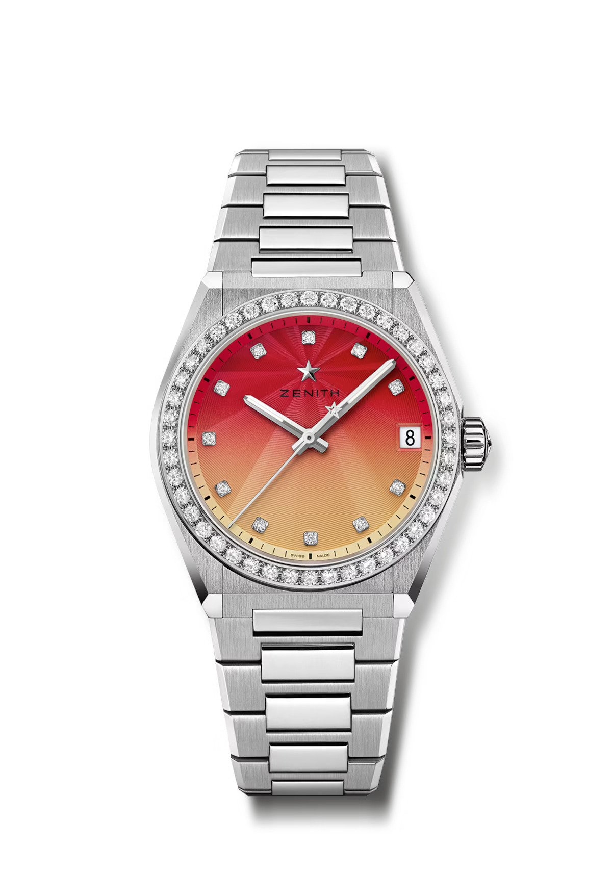 Zenith 16.9200.670/33.MI001 : Defy Midnight Stainless Steel / Sunset