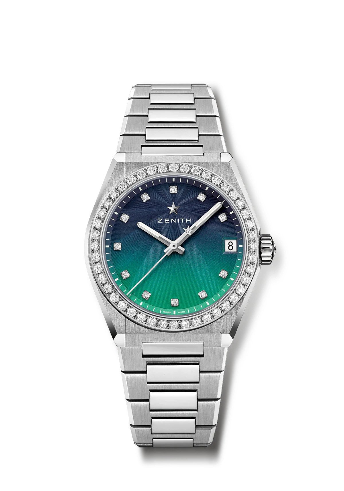 Zenith 16.9200.670/34.MI001 : Defy Midnight Stainless Steel / Borealis