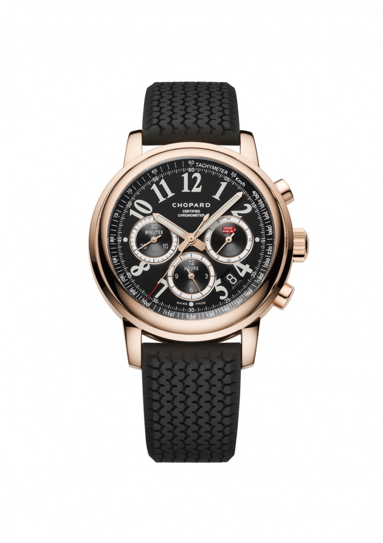 Chopard 161274-5005 : Mille Miglia Chronograph Rose Gold / Black / Rubber