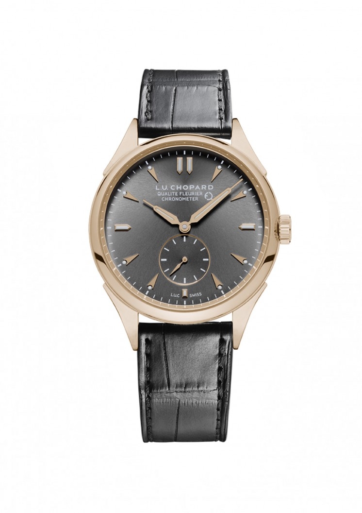 Chopard 161896-5003 : L.U.C Qualité Fleurier Rose Gold / Grey