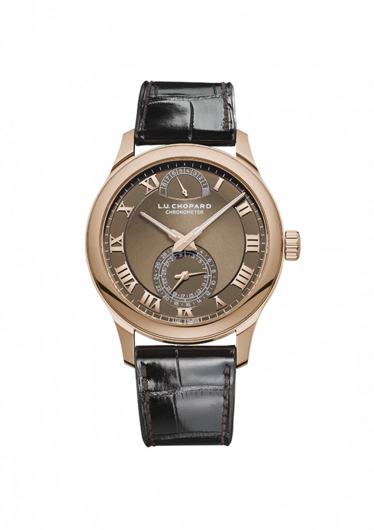 Chopard 161926-5003 : L.U.C Quattro Rose Gold / Brown