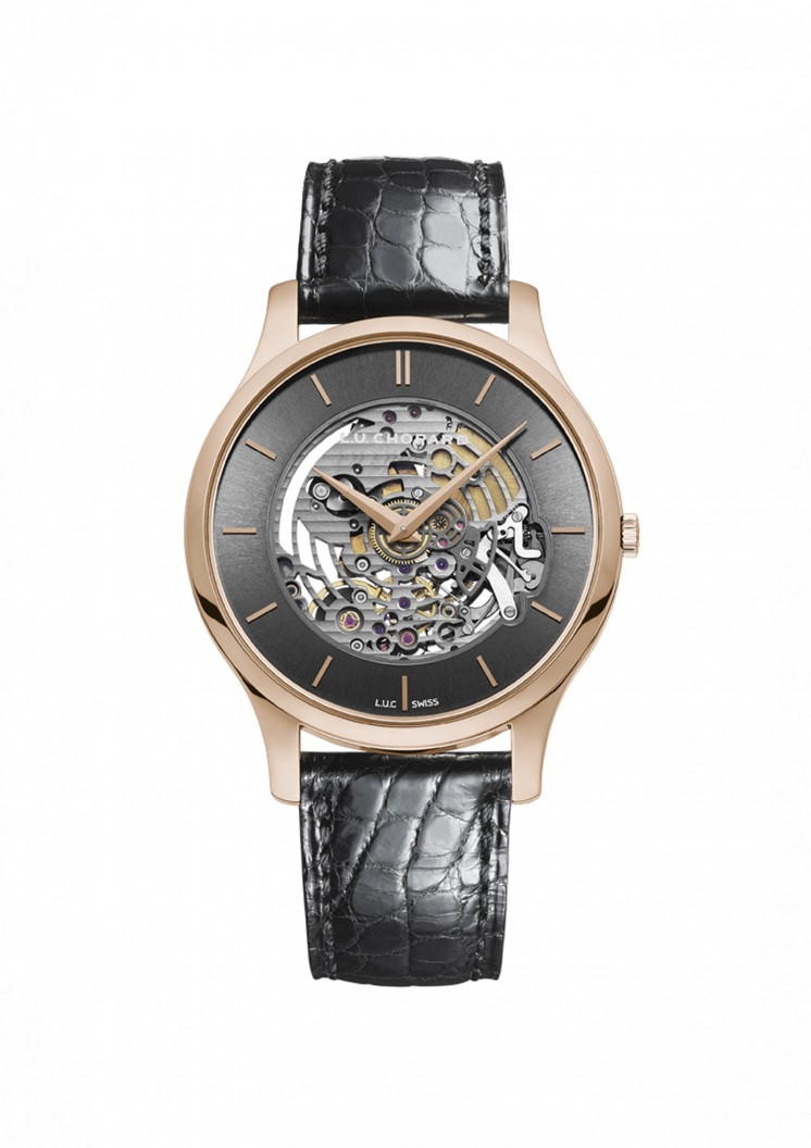 Chopard 161936-5003 : L.U.C XPS Rose Gold Skeletec Slate