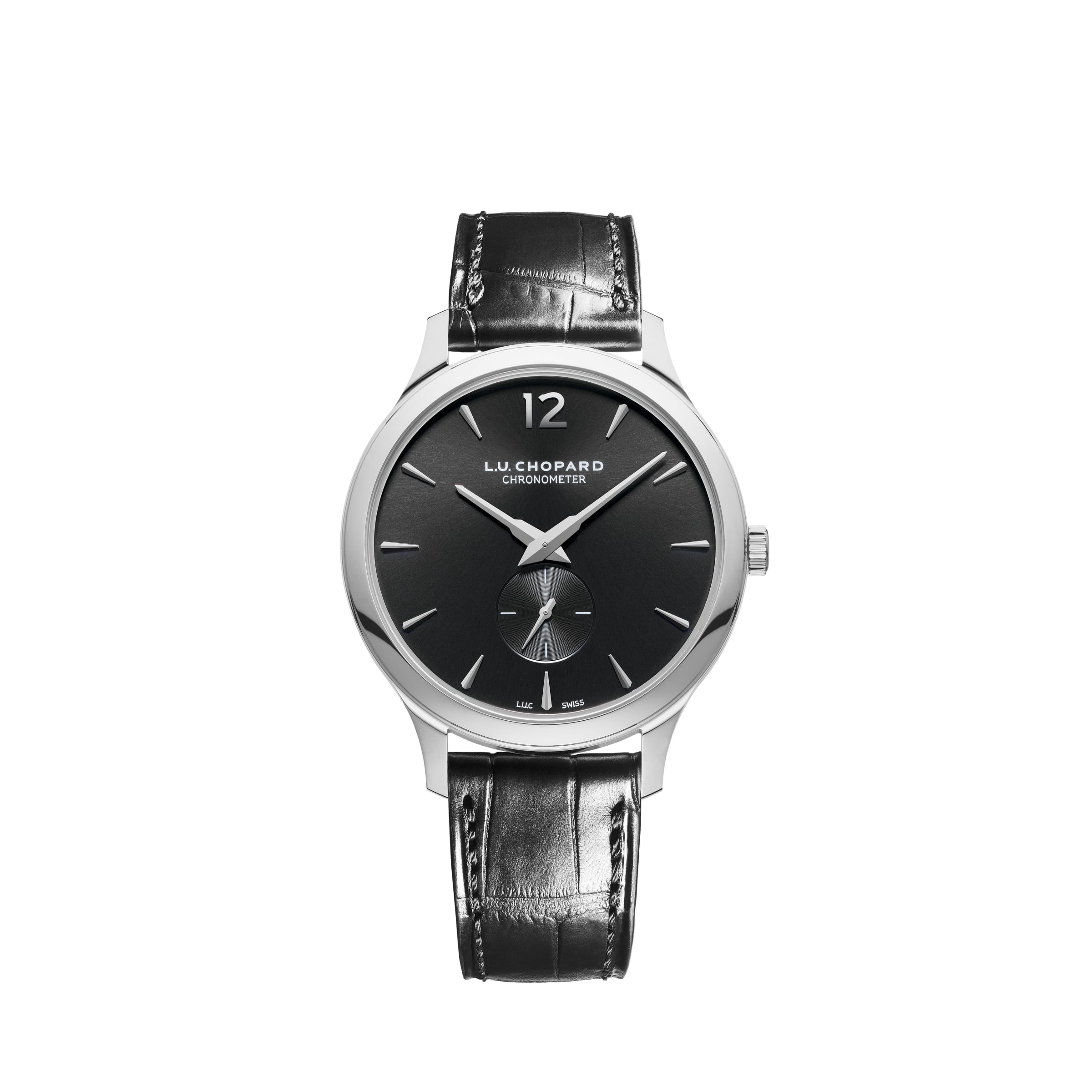 Chopard 161948-1001 : L.U.C XPS White Gold / Black