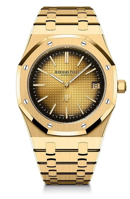 Audemars Piguet 16202BA.OO.1240BA.01 : Royal Oak Extra-Thin Yellow Gold / Champagne / 50th Anniversary