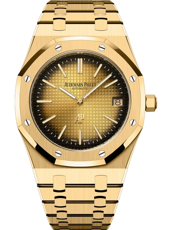 Audemars Piguet 16202BA.OO.1240BA.02 : Royal Oak Extra-Thin Yellow Gold / Champagne