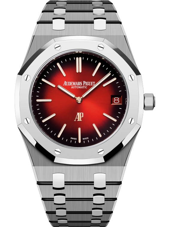 Audemars Piguet 16202XT.OO.1240XT.01 : Royal Oak Extra-Thin Titanium - BMG / Red