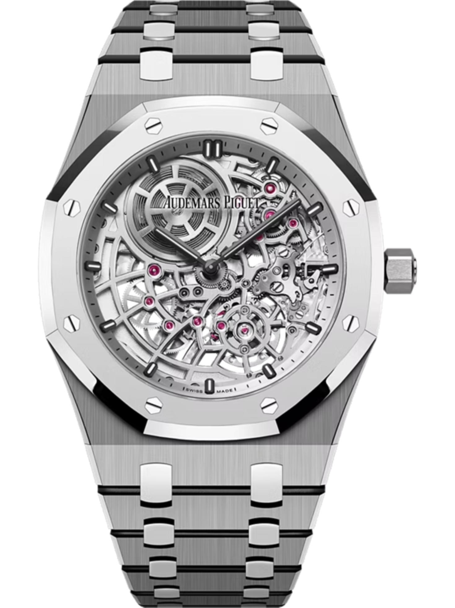 Audemars Piguet 16204XT.OO.1240XT.01 : Royal Oak Extra-Thin Openworked Titanium - BMG