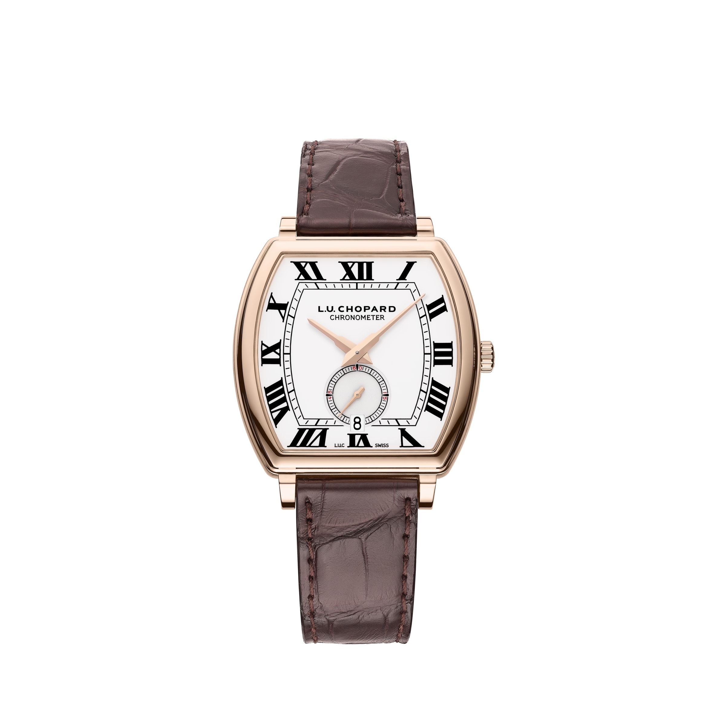 Chopard 162296-5001 : L.U.C. Heritage Grand Crux Rose Gold / White