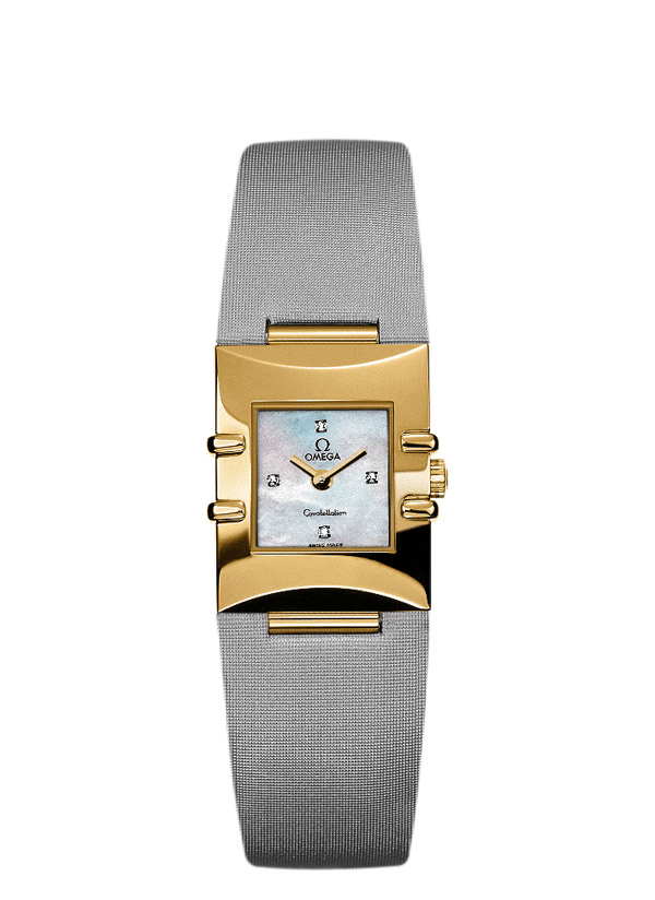 Omega 1631.78.61 : Constellation Quadra Quartz 19.3 Yellow Gold / MOP