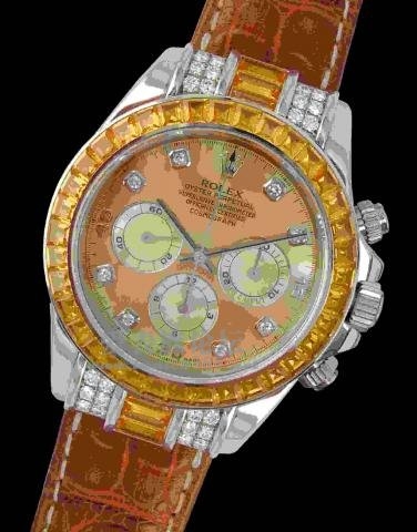 Rolex 16559saco : Daytona White Gold Sapphire Strap